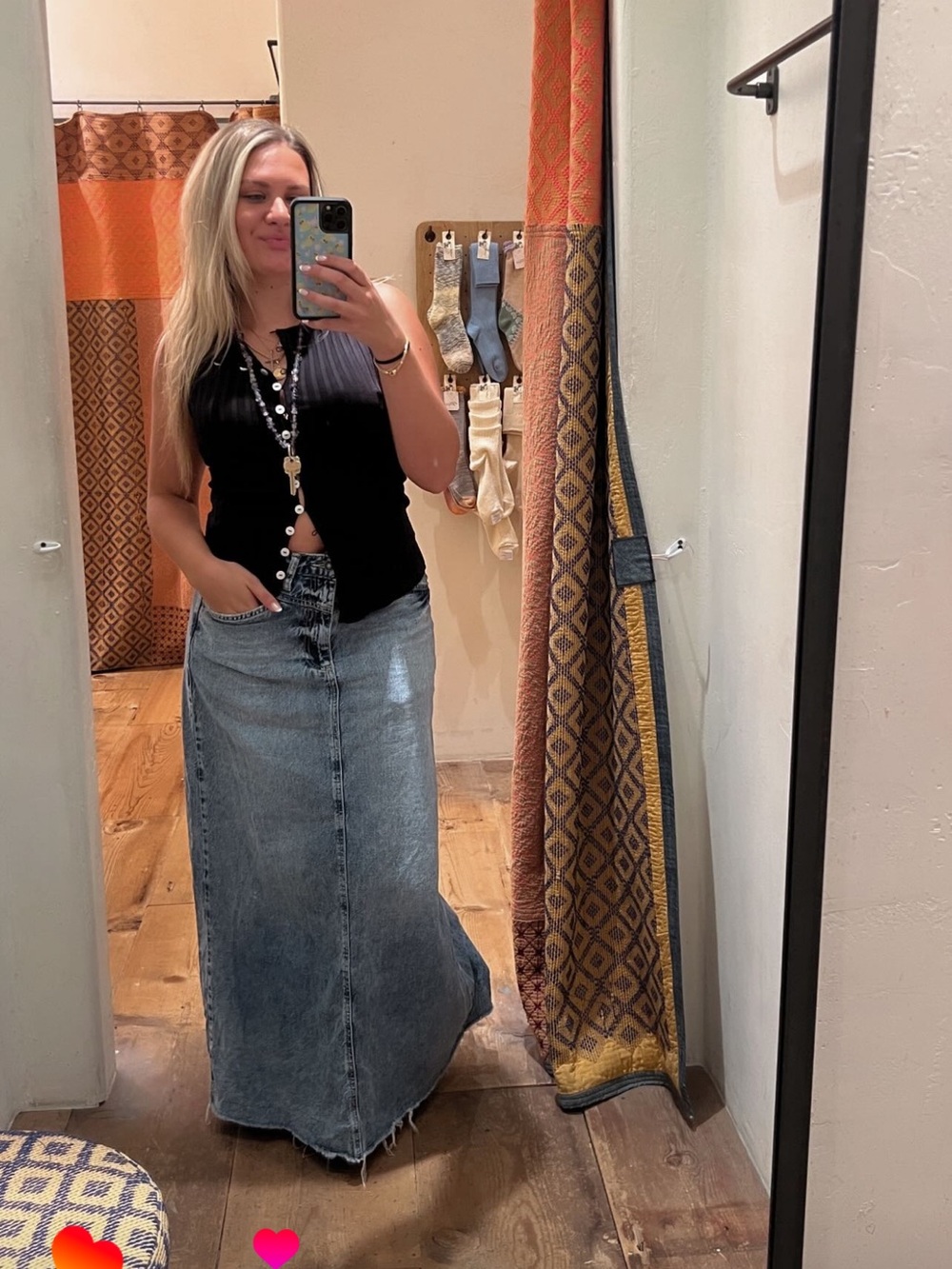 Come As You Are Free People Maxi Skirt